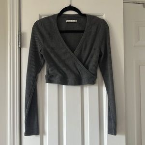 Abercrombie Wrap Crop Top